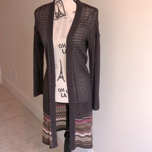 MISSONI open duster cardigan